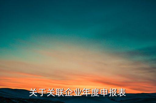 什么是關聯(lián)申報表，小規(guī)模納稅人2013年年報年度關聯(lián)企業(yè)申報表怎么填