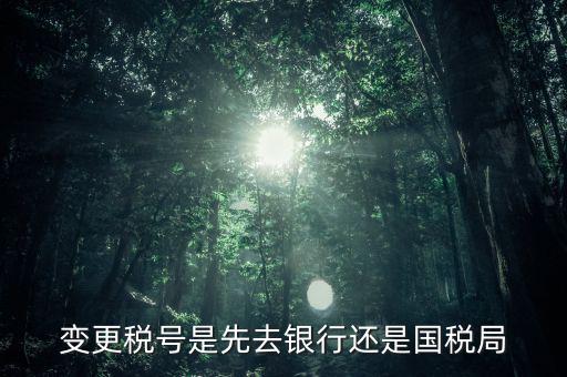 變更稅號屬于什么業(yè)務(wù)，公司變更稅號都要什么東西
