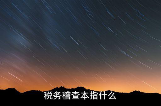 什么是稅務(wù)稽查協(xié)查，稅務(wù)稽查本指什么