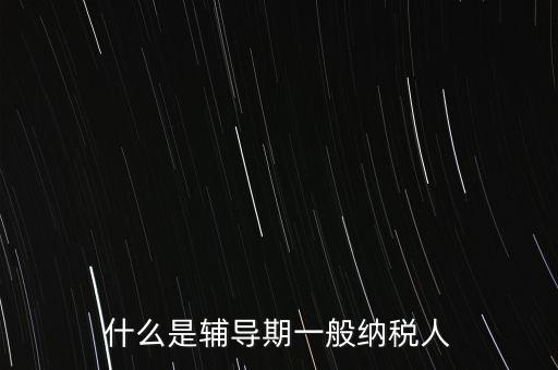 什么事輔導期，一般納稅人輔導期無論是工業(yè)還是商業(yè)等都是6個月嗎
