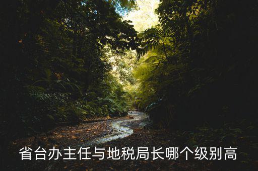 地稅局主任是什么級別，省臺辦主任與地稅局長哪個級別高