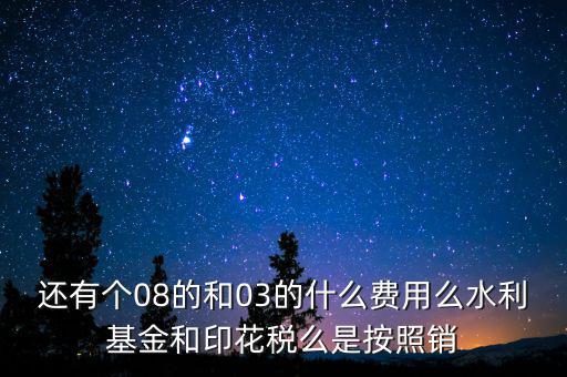 水利基金指收什么費，水利基金計入什么科目
