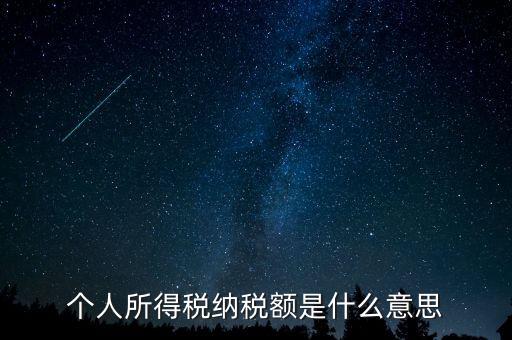 個人納稅號是什么意思，什么是稅號啊
