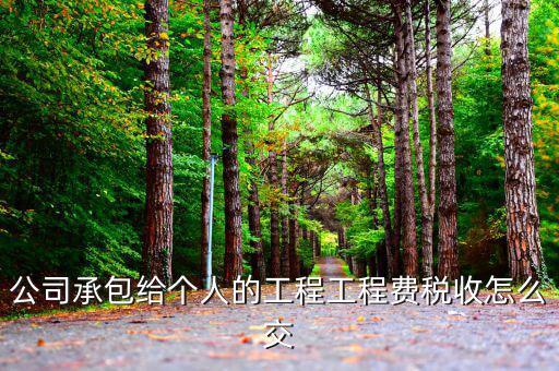 工程如何稅收，工程公司都要交那些稅