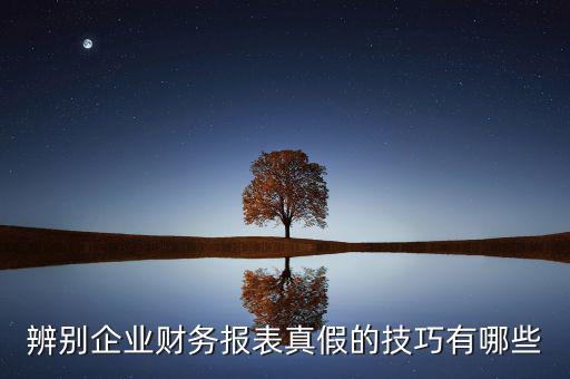 如何核實(shí)財(cái)務(wù)報(bào)表真?zhèn)?，如何辨別企業(yè)財(cái)務(wù)報(bào)表的真?zhèn)?/></a></span><span id=