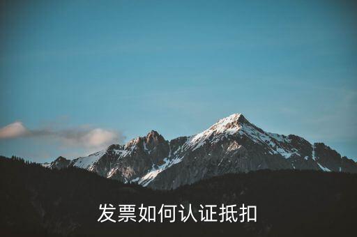 增值稅抵扣如何認證，增值稅抵扣發(fā)票怎么認證申報呀