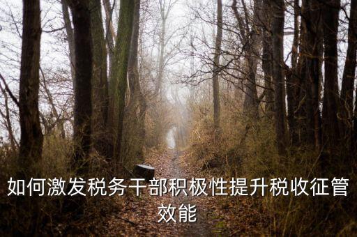如何提高征管質(zhì)效，如何轉(zhuǎn)變稅收征管方式提升征管效能