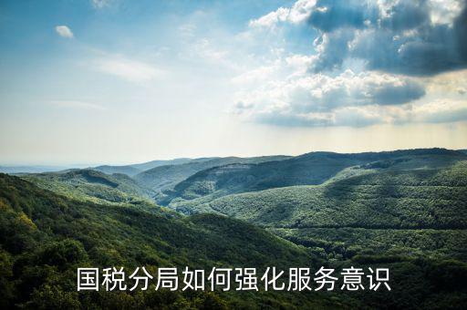 稅務(wù)部門如何做好禮儀服務(wù)，國(guó)稅分局如何強(qiáng)化服務(wù)意識(shí)