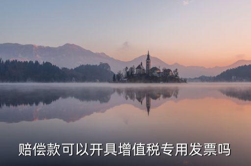收客戶賠償金如何開票，賠償款可以開具增值稅專用發(fā)票嗎