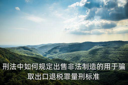如何騙取出口退稅，請(qǐng)問關(guān)于騙取出口退稅罪的認(rèn)定