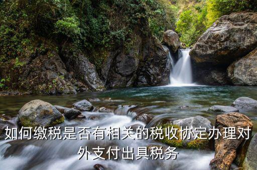 如何查詢是否有稅收協(xié)定，如何繳稅是否有相關(guān)的稅收協(xié)定辦理對外支付出具稅務(wù)