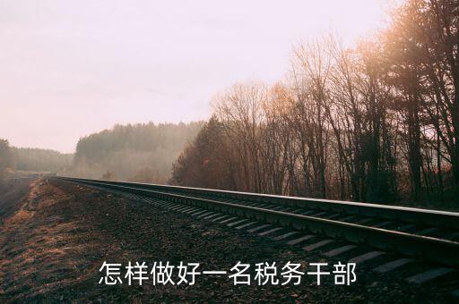 稅務(wù)干部如何在機(jī)構(gòu)改革中有所作為，怎樣做好一名稅務(wù)干部