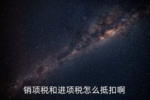 進項稅發(fā)票如何抵扣，銷項稅和進項稅怎么抵扣啊