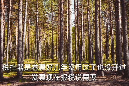 稅控器是卷票好幾年沒(méi)用過(guò)了也沒(méi)開過(guò)發(fā)票現(xiàn)在報(bào)稅說(shuō)需要