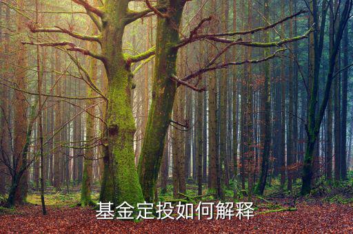 定投是什么，什么是定投基金