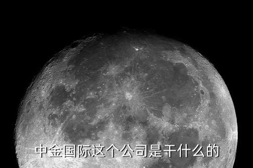 中金公司是干什么的，中金國際這個公司是干什么的