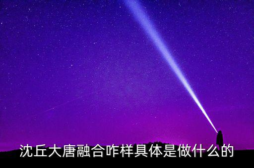 大唐融合是干什么的，沈丘大唐融合咋樣具體是做什么的