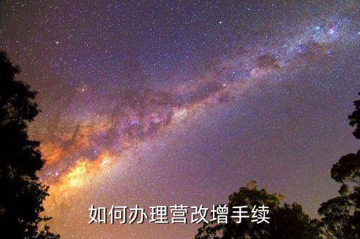 房地產(chǎn)經(jīng)紀及咨詢企業(yè)營改增需要什么資料，如何辦理營改增手續(xù)