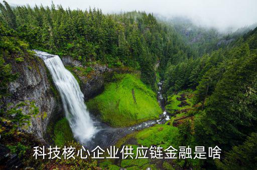 什么是科技與金融對接，科技核心企業(yè)供應鏈金融是啥