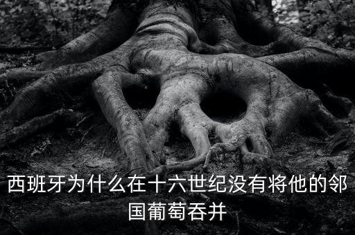 西班牙為什么沒(méi)有吞并葡萄牙，西班牙為什么在十六世紀(jì)沒(méi)有將他的鄰國(guó)葡萄吞并