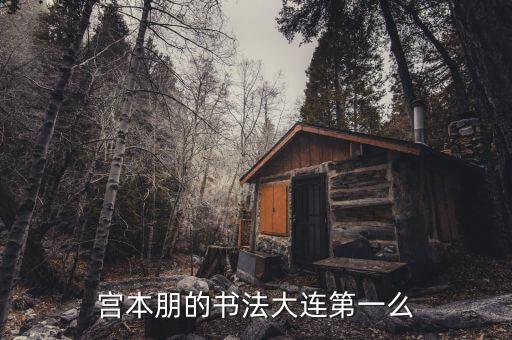 80后書法家叫什么，宮本朋的書法大連第一么