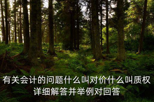 什么是過去的對(duì)價(jià)，什么是對(duì)價(jià)制度