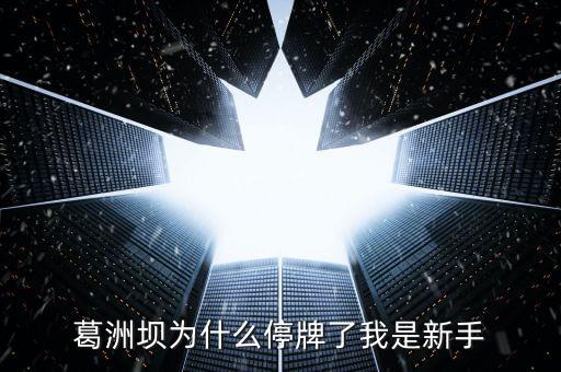 葛洲壩為什么停牌，葛洲壩為什么8月21日停牌