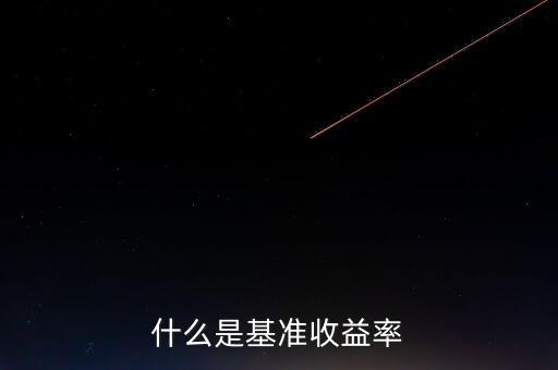 什么是基準收益率，什么是基準收益率