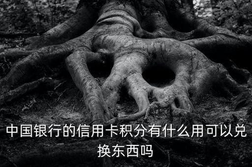 中國銀行信用卡積分什么用，中國銀行積分能干什么
