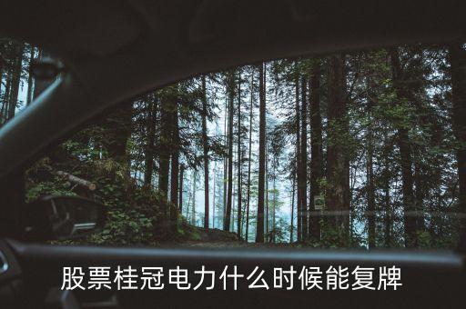 桂冠電力什么時候重組，桂冠電力600236何時復(fù)盤
