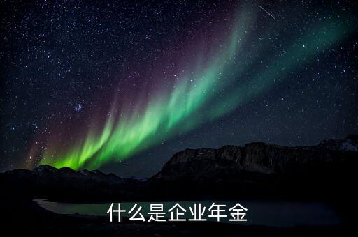 什么是年金，什么是企業(yè)年金