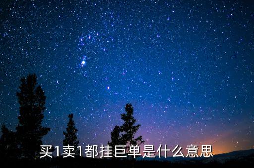 股票巨單放賣一價(jià)是什么意思，股票開盤跌停 有180萬手超大單在賣一什么意思