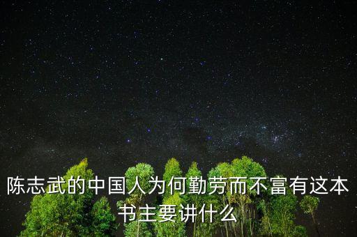 陳志武新書我什么，高分求陳志武的沒有中國(guó)模式這一回事一書希望是TXT格式的