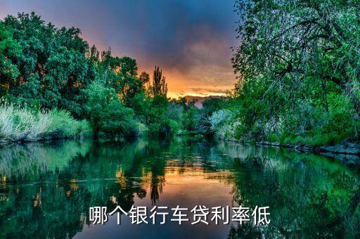 哪個(gè)銀行車(chē)貸利率低