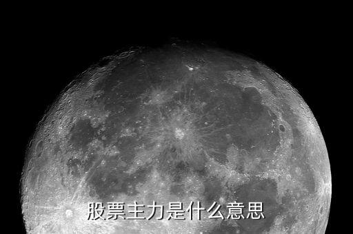 股票主力ya5單是什么意思，股票 主力是什么意思