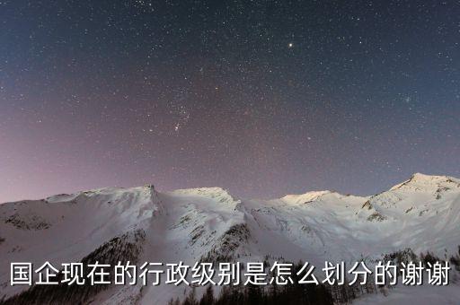 央企處級是什么級別，省級企業(yè)的處級是什么級別