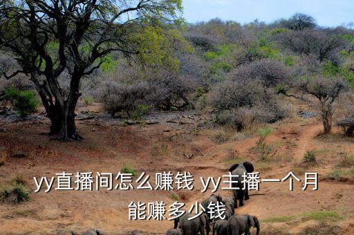 yy音樂主播靠什么收益，yy主播靠什么賺錢
