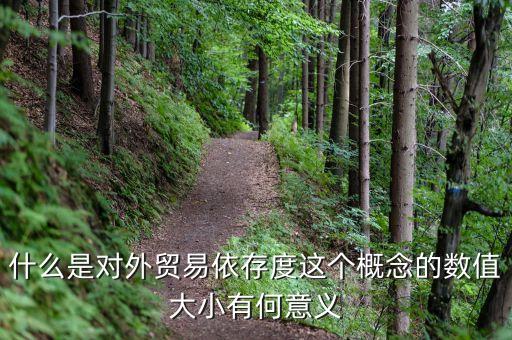 貿(mào)易依存度過(guò)高表示什么，外貿(mào)依存度大于等于小于1 分別表示什么意思