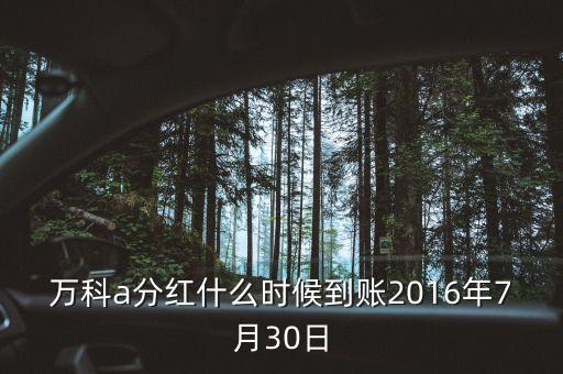 利君2016年的分紅什么時候到帳，2016年十二月以后垮行轉(zhuǎn)賬最遲多久到帳