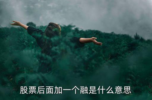 什么是一融雙新，股票后面加一個(gè)融是什么意思