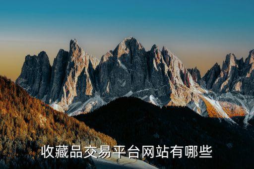 收藏品交易平臺網站有哪些