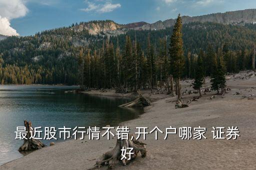 最近股市行情不錯(cuò),開(kāi)個(gè)戶(hù)哪家 證券好