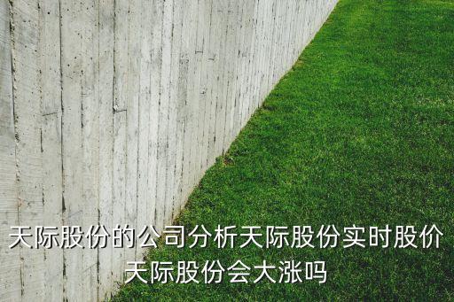 天際股份的公司分析天際股份實時股價天際股份會大漲嗎