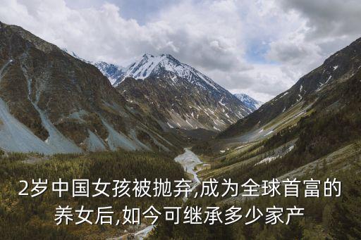 2歲中國(guó)女孩被拋棄,成為全球首富的養(yǎng)女后,如今可繼承多少家產(chǎn)