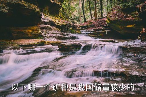 以下哪一個(gè)礦種是我國儲量較少的