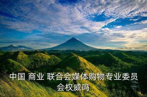 中國 商業(yè) 聯(lián)合會(huì)媒體購物專業(yè)委員會(huì)權(quán)威嗎