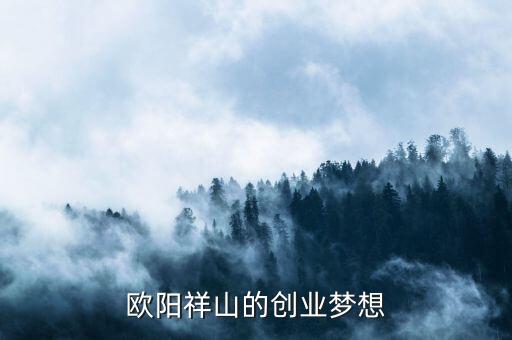 歐陽(yáng)祥山的創(chuàng)業(yè)夢(mèng)想