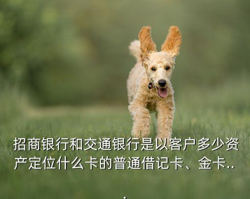  招商銀行和交通銀行是以客戶多少資產(chǎn)定位什么卡的普通借記卡、金卡...