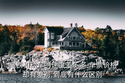  高鐵和動車的速度差不多,車票價格卻有差別,到底有什么區(qū)別