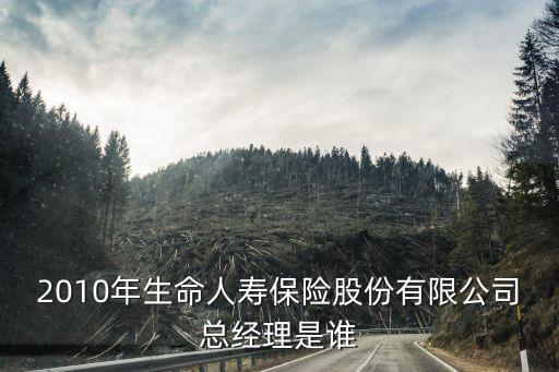 2010年生命人壽保險(xiǎn)股份有限公司總經(jīng)理是誰(shuí)